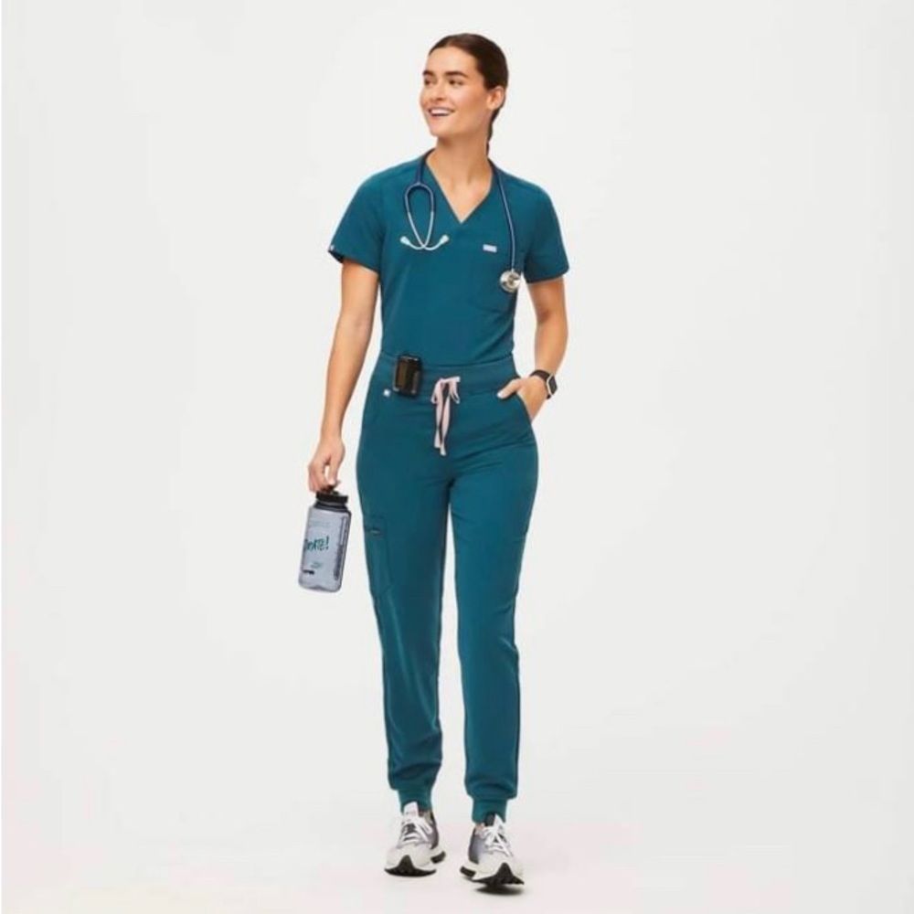 New XS Caribbean Blue Zamora Jogger Pants